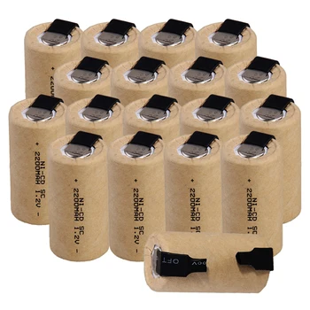 

Lowest price 18 piece SC battery 1.2v batteries rechargeable 2200mAh nicd battery for power tools akkumulator