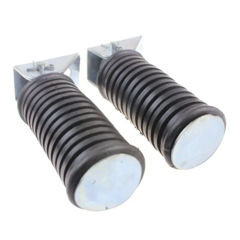 

High Quality Motorcycle Rear Footpegs Plate Footrest Rubber Pad Grip Cover for Suzuki 125cc GN 125 Accessory DORP SHIPPING