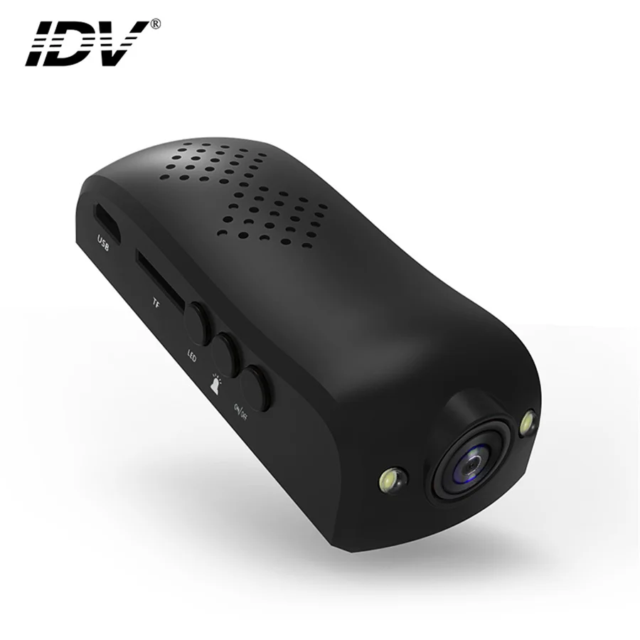 

Portable 1080P HD Mini Camera Smart Loop Video Voice Recorder 140 Degree Wide Angle LED Flash Meeting Cycling Sport DV Recorder
