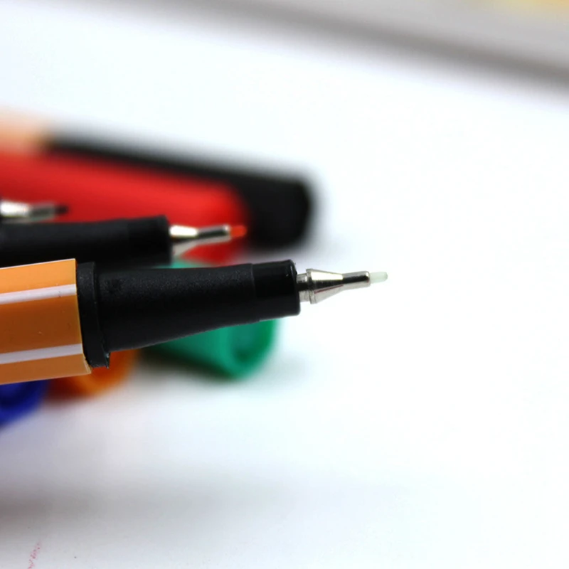 YDNZC 12 цветов/набор 0,4 мм Fineliner Art Mark ручка Акварельная ручка для рисования волоконная ручка для рисования