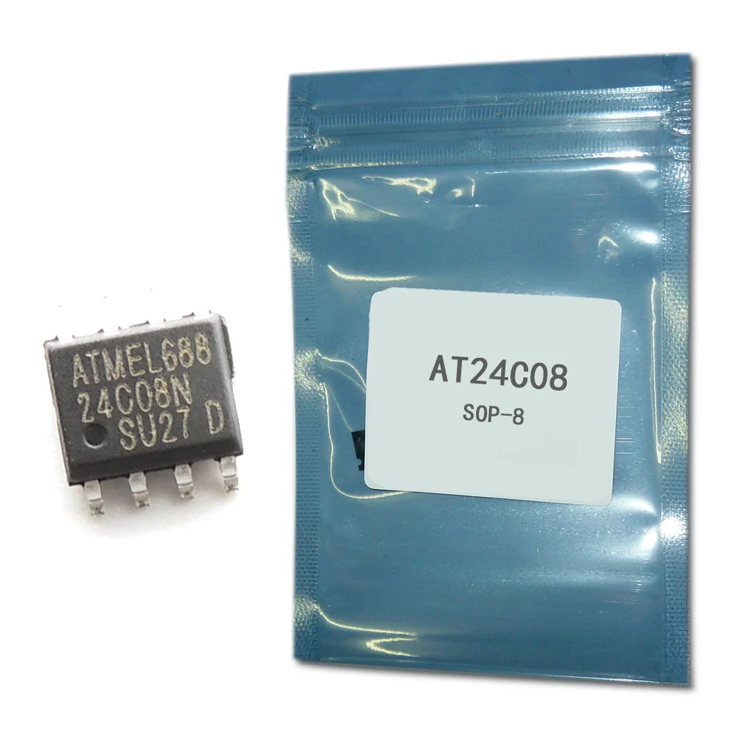 

24C08 AT24C08 AT24C08N-10PU-2.7 SOP-8 2-Wire Serial EEPROM 8K BIT 10pcs/lot