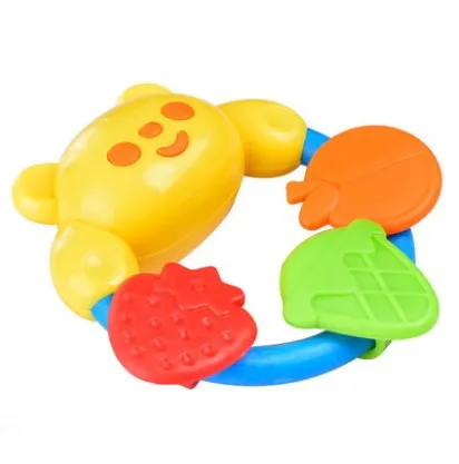 Детские игрушки для малышей Прорезыватели силиконовый мягкий резиновый погремушка головоломка один шт