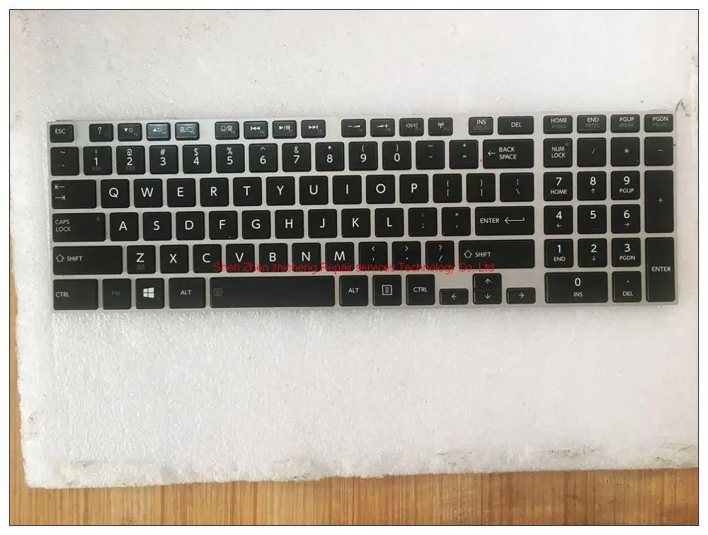 

For Toshiba Satellite E55-A E55-A5114 US keyboard w backlit K000150110 palmrest AP10S000200 K000150160 bottom cover AP10S000100