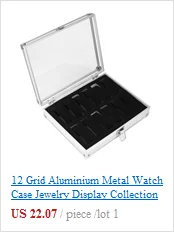 3 цвета роскошные часы коробка кожа ювелирные изделия наручные подставка под часы Дисплей Коробка для хранения Органайзер чехол Подарок