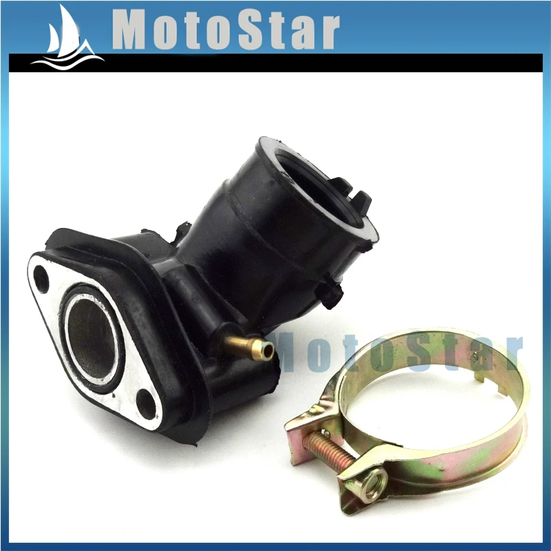 Intake Manifold Inlet Pipe For SUNL Baotian Znen Jmstar Chinese Moped Scooter GY6 50cc Engine Carburetor Carb