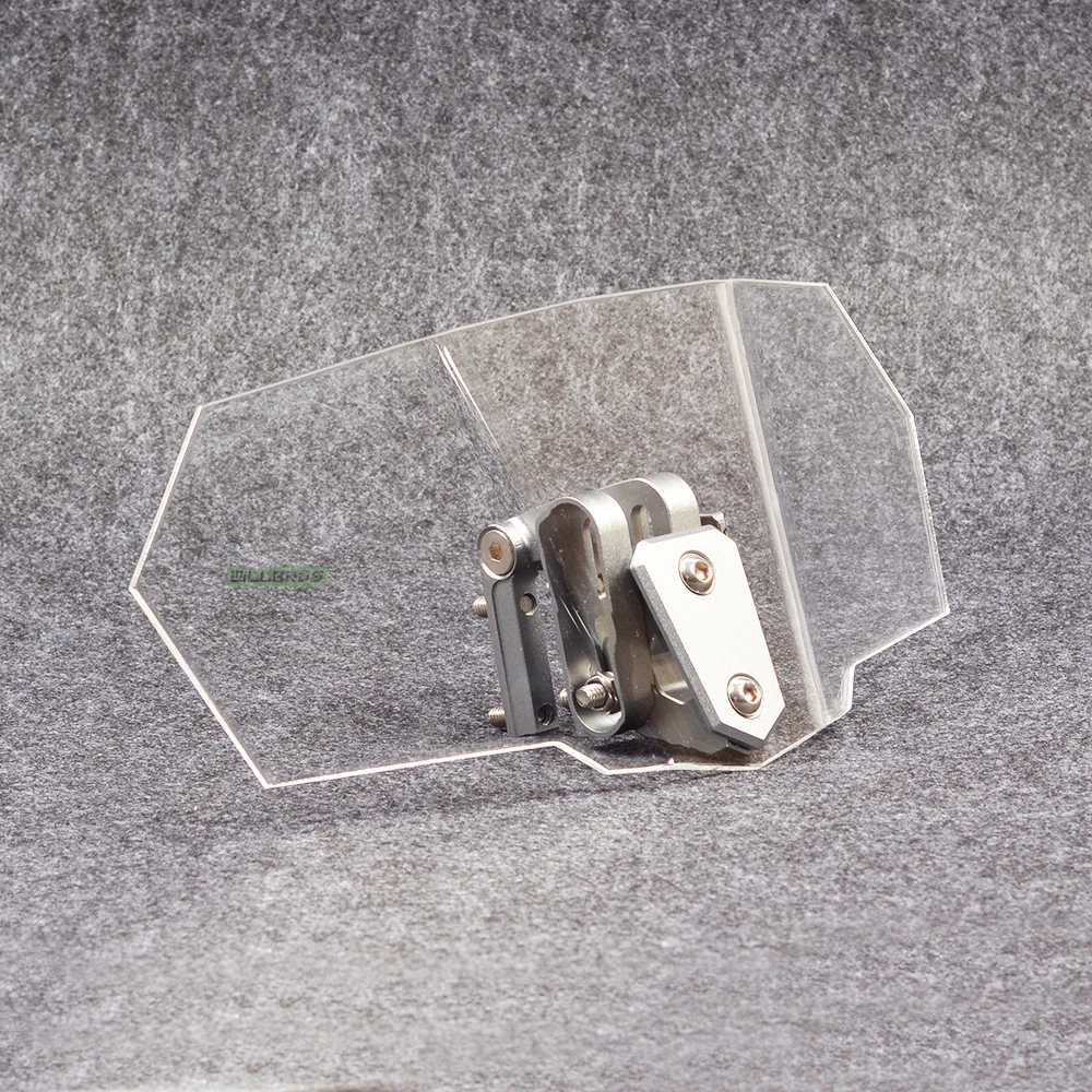 Регулируемая лобовое стекло на болтах прозрачный переменной спойлер лезвия для мотоцикла
