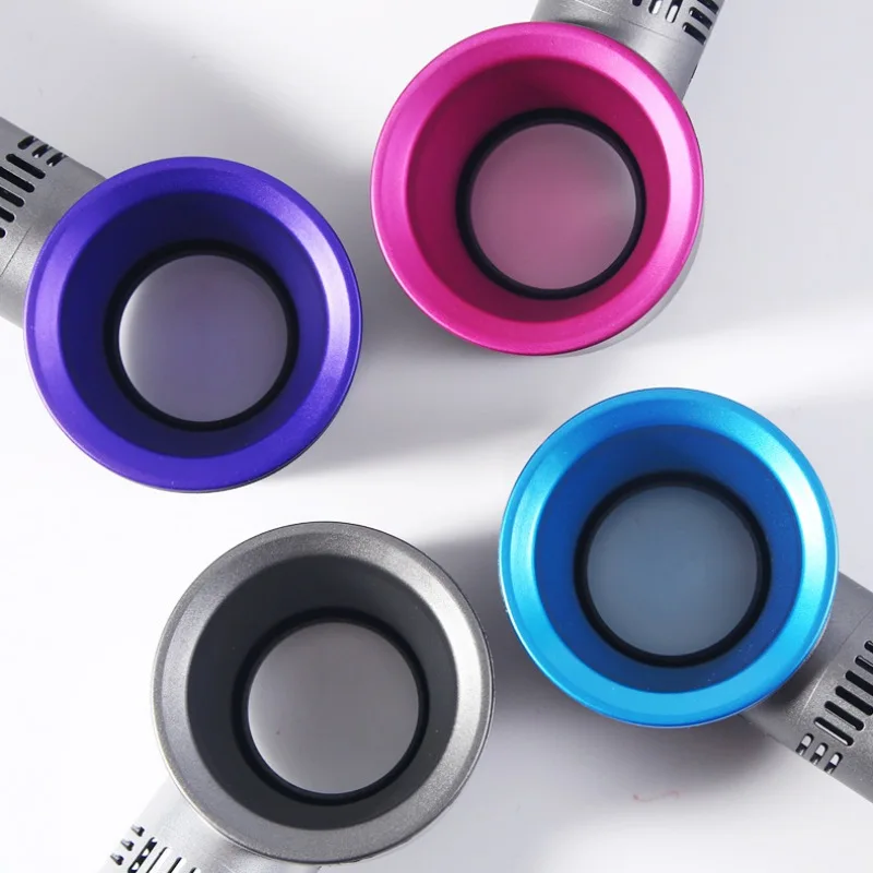 Mini Handheld Fan Leafless USB Rechargeable Summer Quiet Air Cooling Portable Desktop Fan for Home Office Room Outdoor Travel