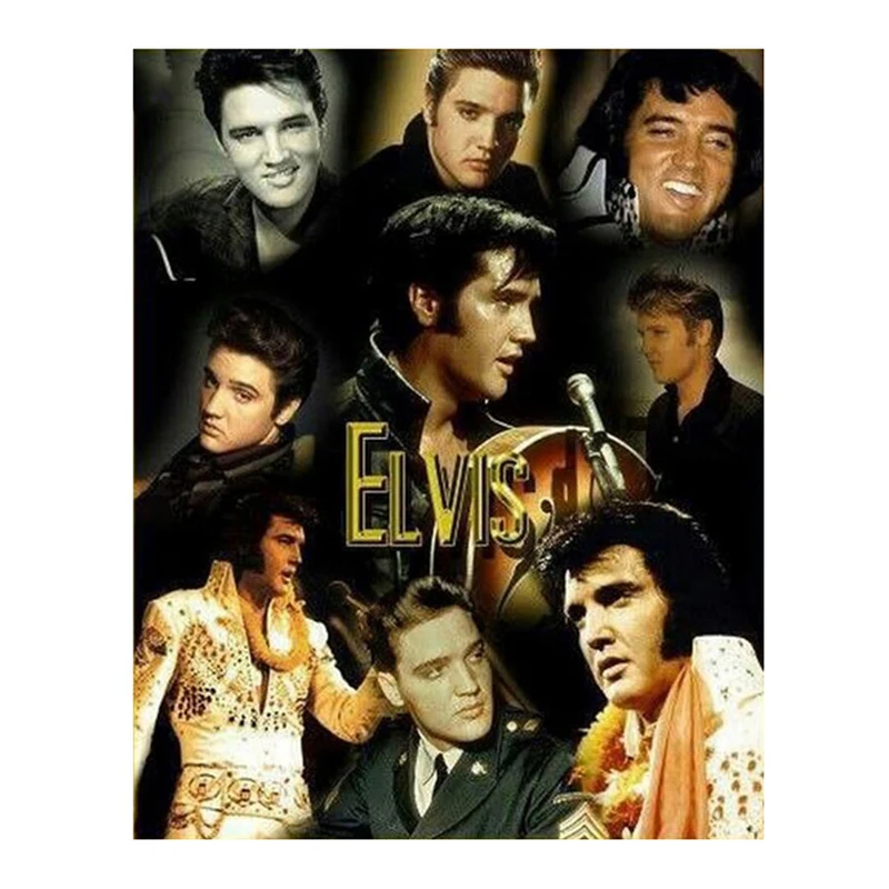 

Diy diamond embroidery Elvis Presley needlework cross stitch full square drill diamond painting wedding decoration craftsZP-272