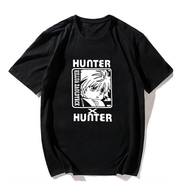 Мужская и женская дизайнерская футболка Hunter X для косплея с изображением гона