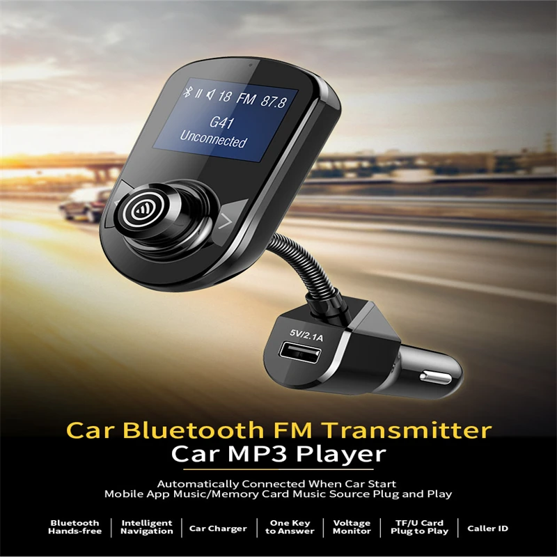 Автомагнитола bluetooth компонент fm-передатчик Аудио Автомобильный MP3-плеер USB быстрая зарядка gps прикуриватель музыкальный плеер для автомобиля