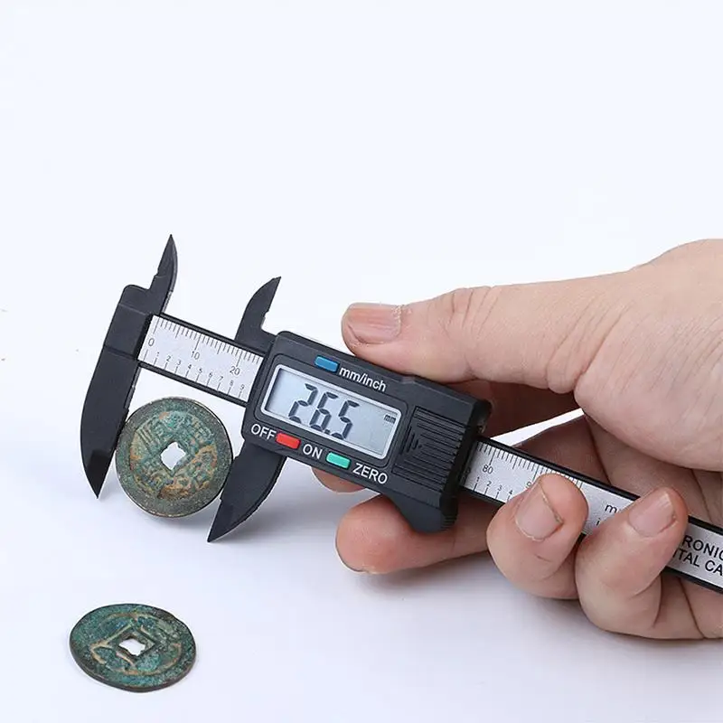 150mm Micrometer Digital Caliper Digital Scale Ruler Auto Measuring Tools With Screen Depth Gauge Vernier Accurate Instrument 150mm Micrometer Digital Caliper Digital Scale Ruler Auto Measuring Tools With Screen Depth Gauge Vernier Accurate Instrument