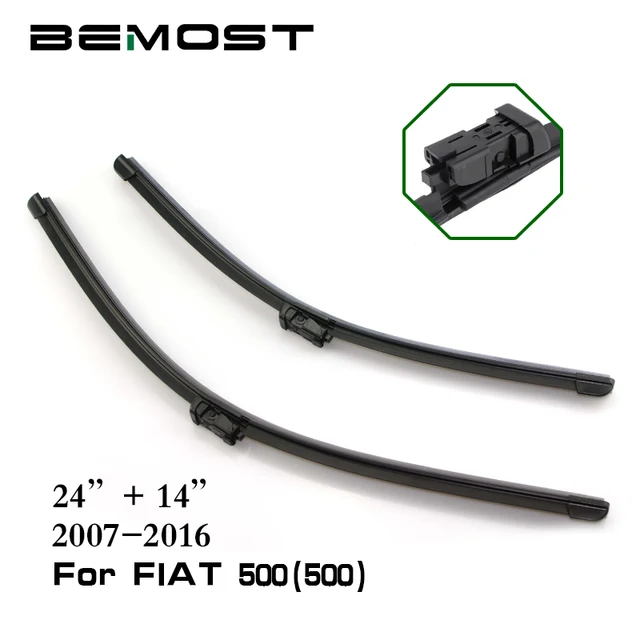 BEMOST Car Front Window Windshield Wiper Blades Natural Rubber For Fiat