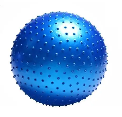 Йога мяч йога баланс мяч для йоги фитнес прибор Упражнение точечный массаж массажный шар для йоги фитнес тело-строительный инструмент 85 см - Цвет: Синий