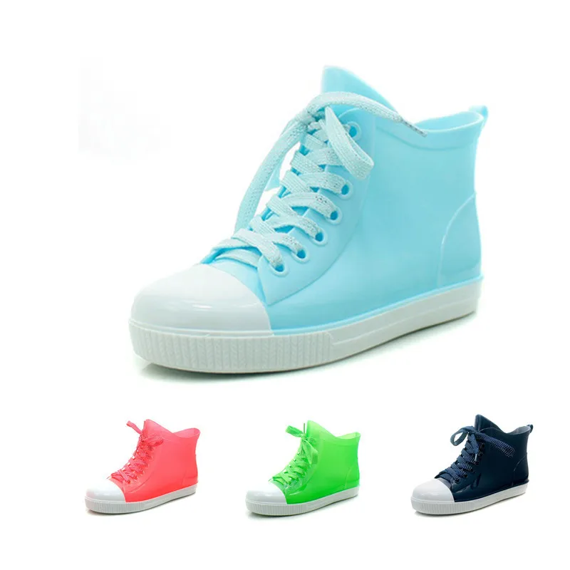 2015 women's summer rain boots slip resistant WARRIOR water shoes jelly ...