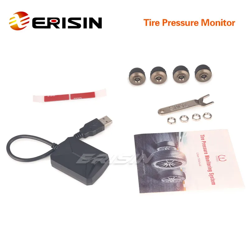 Erisin ES331 USB TPMS модуль монитор давления в шинах