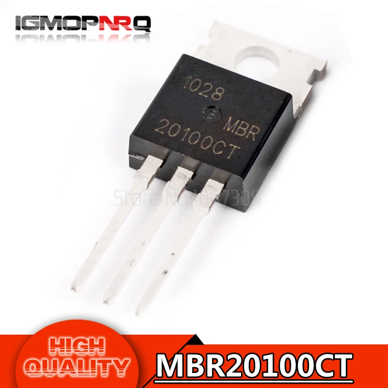 

10pcs free shipping MBR20100CT MBR20100 MBR20100C SSchottky & Rectifiers 20A 100V TO-220 new original