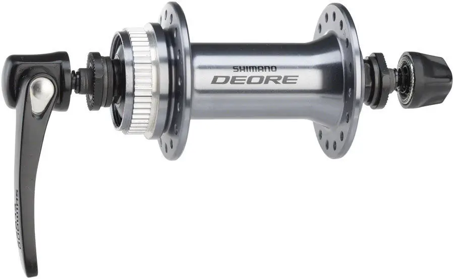 Shimano DEORE велосипедный передний концентратор MTB велосипед HB-M6000 32H QR 133 мм 100 мм черный/серебристый