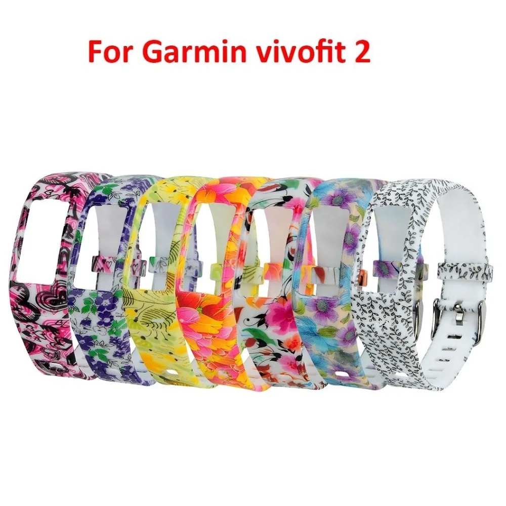 JM2GJHS) 7 шт./лот PY-0I20 мягкий силиконовый сменный Браслет для Garmin Vivofit 2, Garmin Vivofit 2 фитнес-браслет