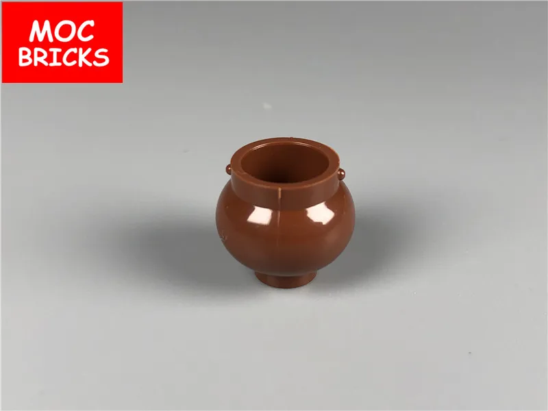 10 шт./лот MOC кубики посуда кастрюля маленькие с ручками держатели подходят 98374 DIY