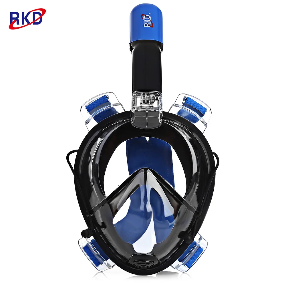 RKD Full Face Antifog Duik Snorkel Diving Mask Kit De Mergul Camaras