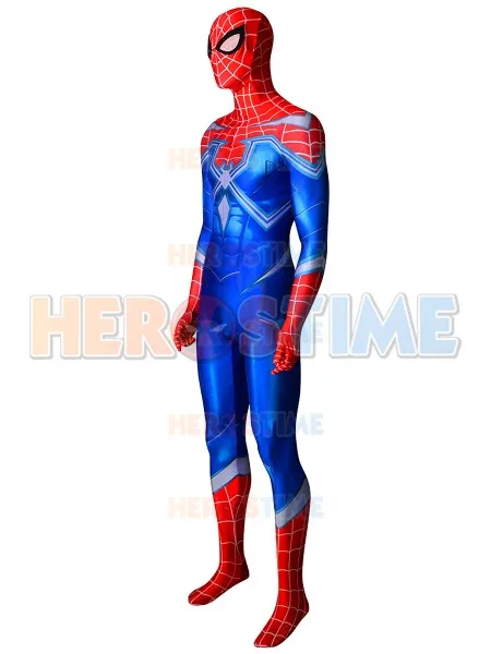 Костюм для косплея Marvel's Spider Man: The Heist PS4 костюм Человека паука с 3D принтом