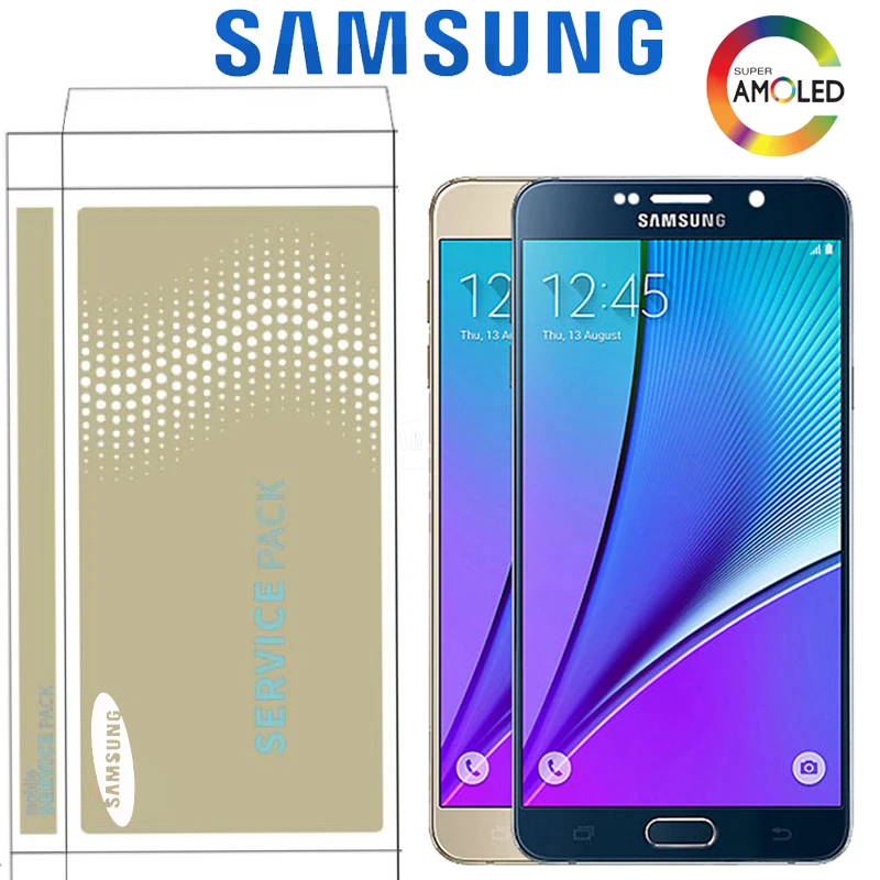 5 7 ''дисплей для SAMSUNG Galaxy Note5 N920 N920F SM-N920F ЖК-кодирующий преобразователь