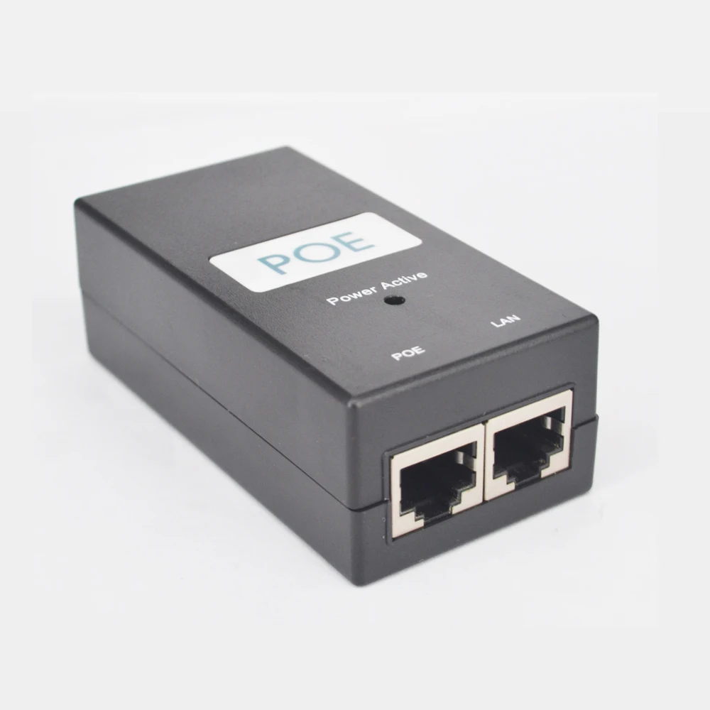 CTVMAN Desktop POE Injector Power Adapter 48V 0.5A 10100Mbps with EUUS Plug Cable04