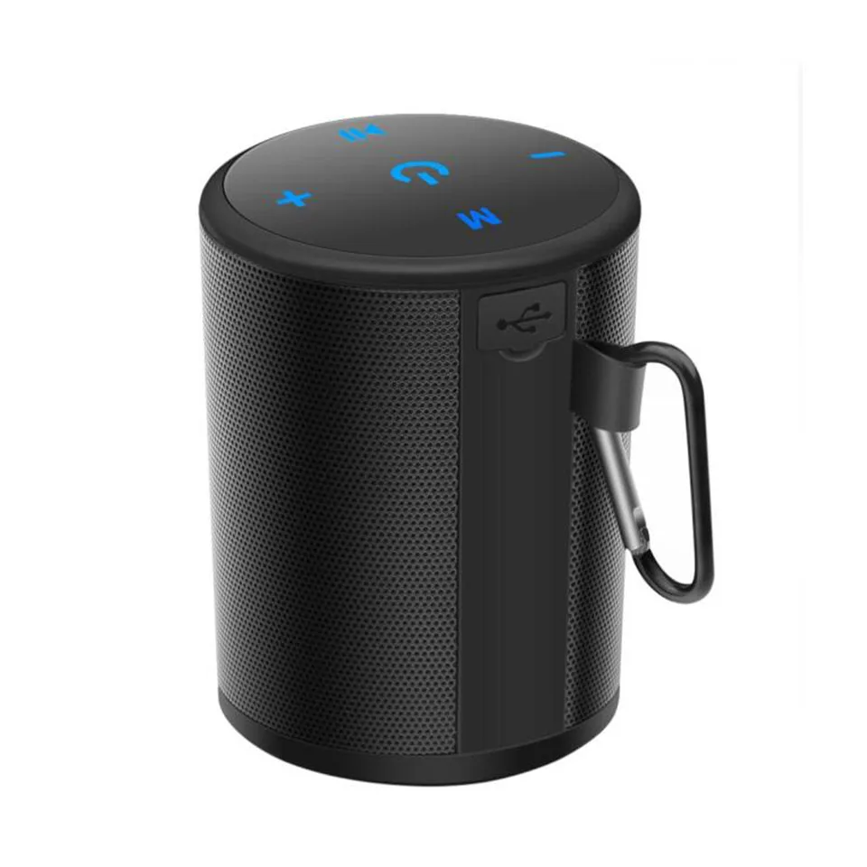 

New Hot Wireless Mini Bluetooth Speaker Portable 5W Subwoofer With Waterproof Dustproof TF Card Voice Prompts Handsfree Speaker