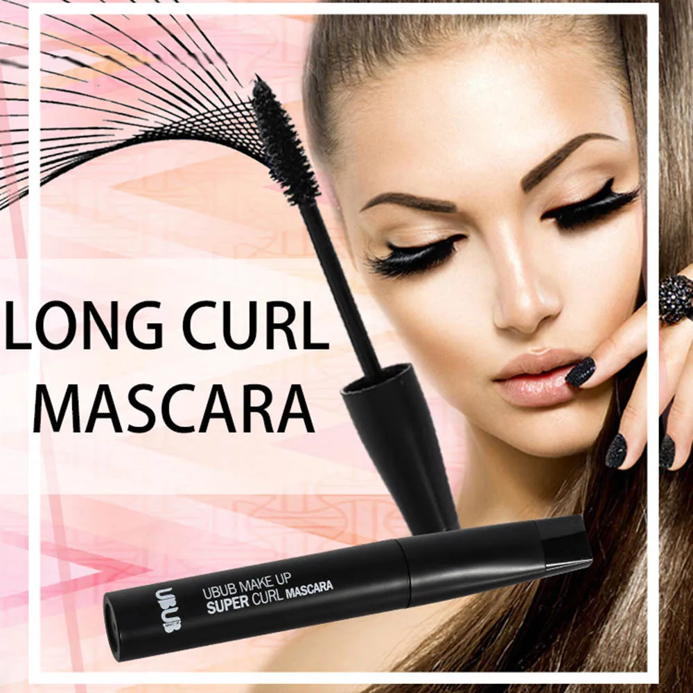 

UBUB Mascara Waterproof Thick Curling Long Mascara 4d Silk Fiber Long Lasting Mascara Eye Lashes Makeup Cosmetic TSLM1