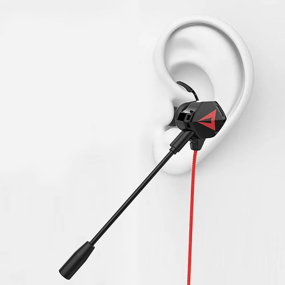 TYPE C 3 5mm In Ear Earphone Gaming Headset Mic Stereo Headphone Wired For PS4 Xbox High Quality earphones with 2pcs Earmuffs