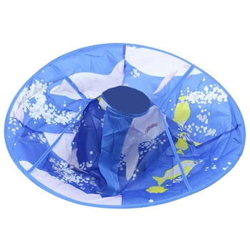 

Kids Haircut Hairdresser Hair Cutting Cape Blue Cloak Clothes Apron For Haircut