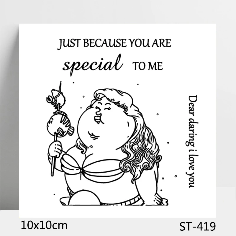 

AZSG Dear daring / i love you Clear Stamps/Seals For DIY Scrapbooking/Card Making/Album Decorative Silicone Stamp Crafts