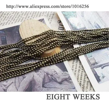 

Necklace jewelry manual accessories alloy parts brass chain Jewelry Findings Components/1.5mm beads