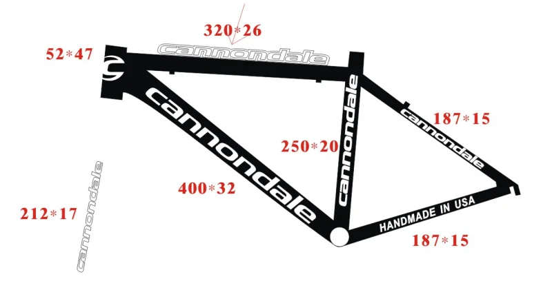 cannondale尺寸图