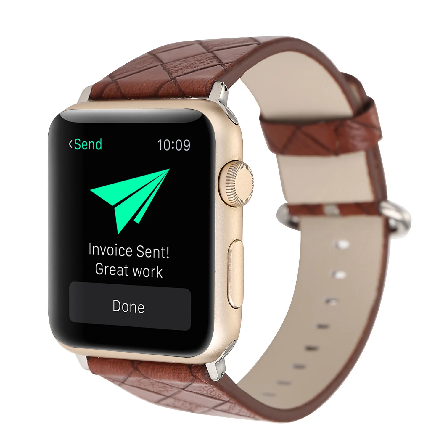 New Luxury Business Style Diamond Pattern Genuine Leather Watchband for Apple Watch 42mm 38mm Strap for Iwatch Series 1 2 band apple-bands-series- : image New Luxury Business Style Diamond Pattern Genuine Leather Watchband for Apple Watch 42mm 38mm Strap for Iwatch Series 1 2 band apple-bands-series-