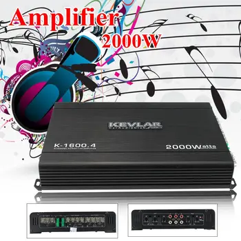 

2000W 4 Channel Car Amplifier Audio 12dB High Power Car Amplifiers Stereo Amp Auto Audio Power Amplifier GTD-Audio