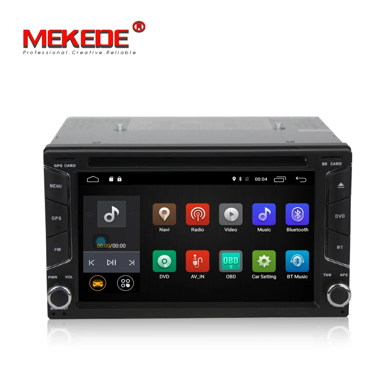

MEKEDE Android 7.1 universal Smart Car GPS DVD player Car multimedia Navigation GPS Player for Nissan support Radio 4G wifi BT