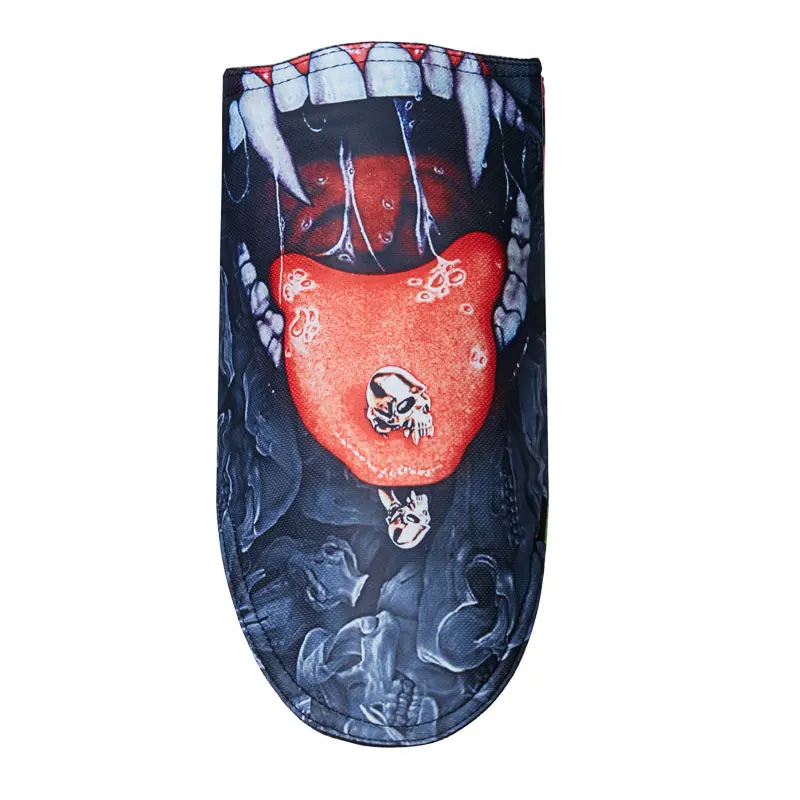 Уличная Лыжная сноубордическая мотоциклетная зимняя теплая спортивная маска для лица Пираты с 3D принтом треугольный шарф Лыжная маска бренды - Цвет: FC-052
