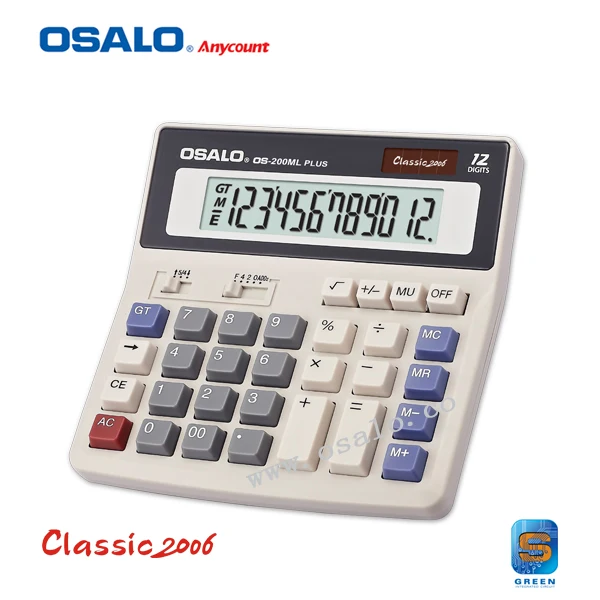 سطح المكتب التجاري و المالية حاسبة calculadora calcolatrice الاقتصادي الكلاسيكي المزدوج الطاقة الشمسية و بطارية