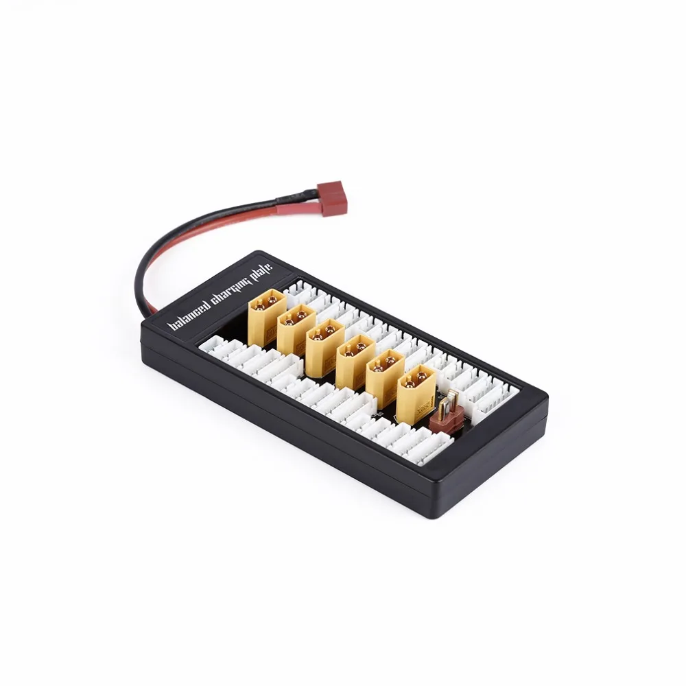 XT60 Parallel Charging Adapter Board 2 6s Lipo batteries Charger Plate for Imax B6 B6AC T plug