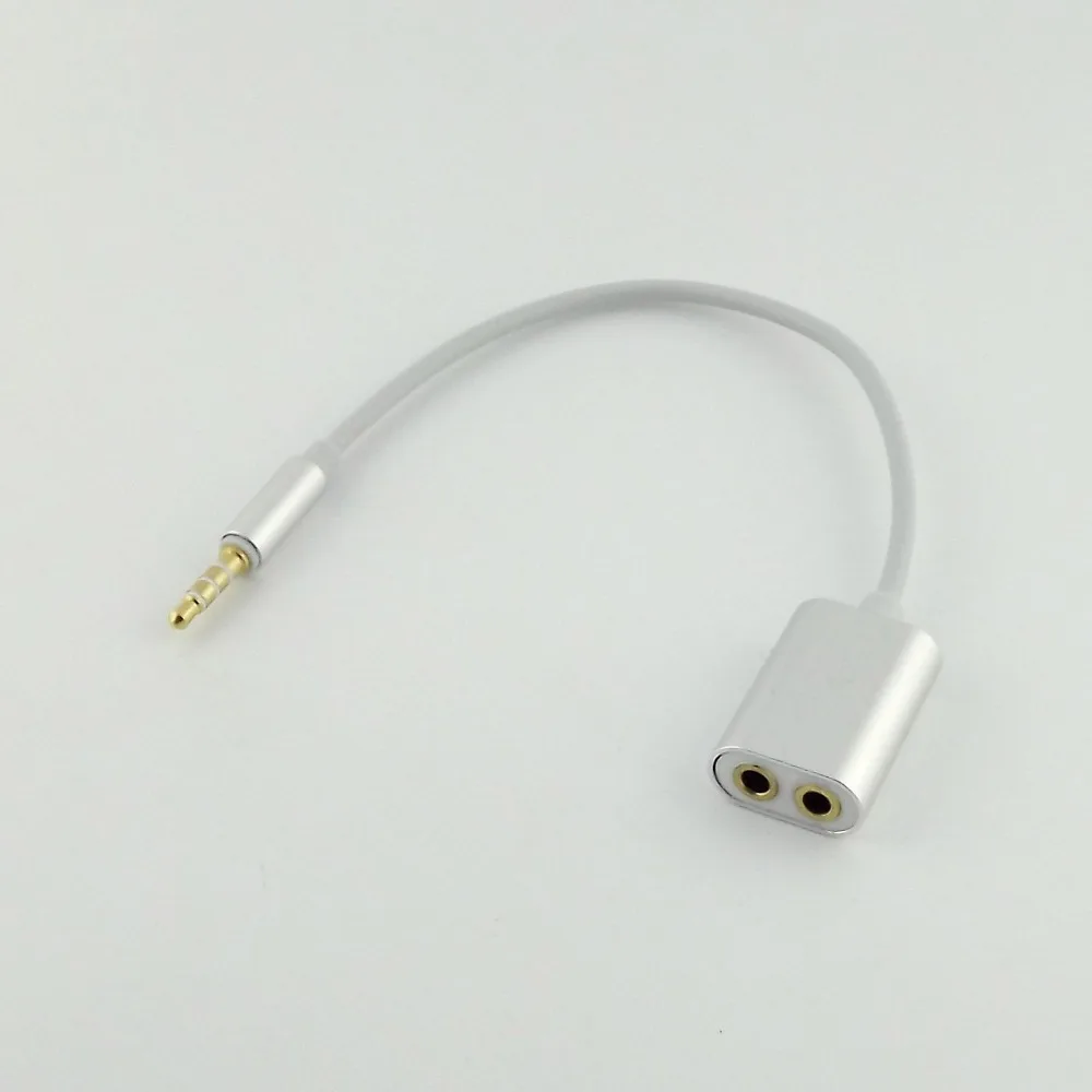 10pcs 3 5mm Male Stereo to 2x Female Jack M F Earphone Headphone Audio Splitter Cable 15cm