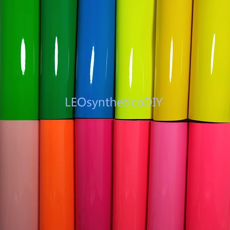 

1PC 21X29CM Synthetic Letaher, Cuero Sintetico Neon Patent Leather For Making Bows Accessories LEOsyntheticoDIY T167