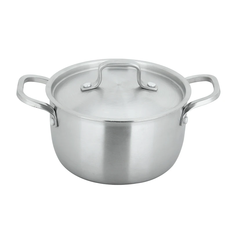 304 Stainless Steel Cooking Porridge Deep Soup Pot Compound Bottom