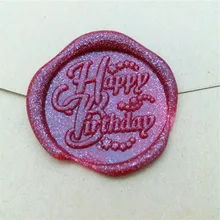 1x воск печать штамп ретро дерево классический декоративный поздравления с днем рождения приглашение античный уплотнительный штамп индивидуальный восковой штамп набор