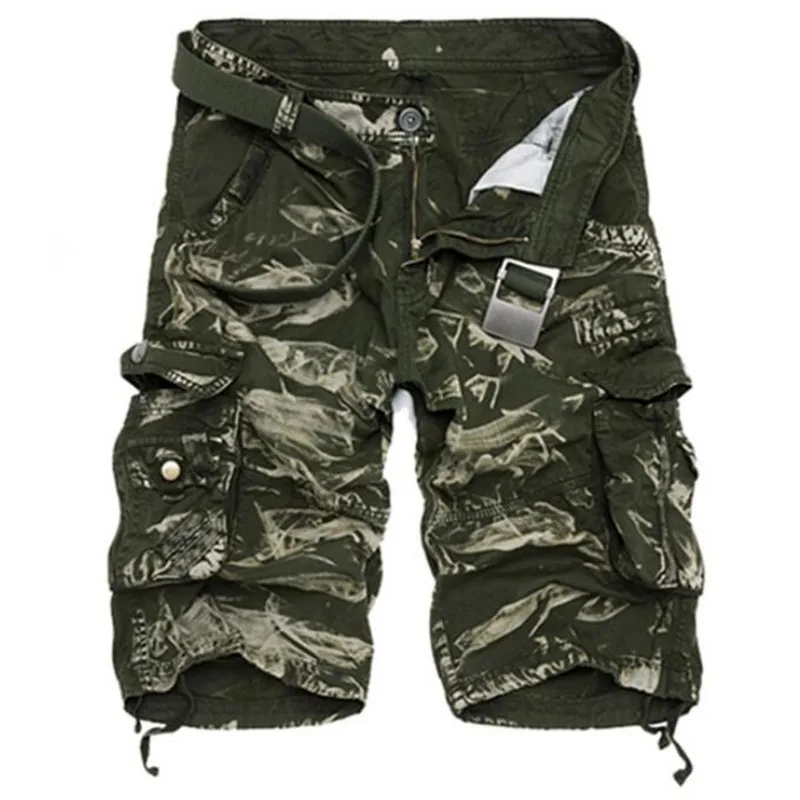 

Cargo Shorts Men Cool Camouflage Summer Hot Sale Cotton Casual Men Short Pants Brand Clothing Comfortable Camo Men Cargo Shorts