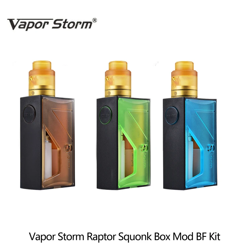 Оригинальный боксмод Vapor Storm Raptor BF Squonk 5 мл распылитель RDA для электронной сигареты