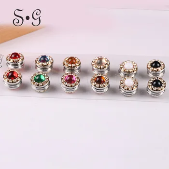 

12pcs/dozen Wholesale New Fashion Unique Sunflower Magnetic Brooch Strong Magnet Scarf Hijab Brooch Factory Direct Price