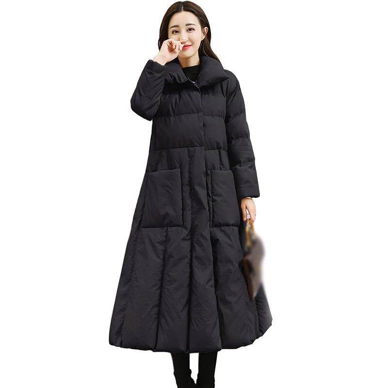Parka Manteaux Mode Arc Stand Long wine Femmes Coton Vestes Red Femelle Noir Chaud Cravate Rembourré Col Le Nouveau Vers Fen Vêtements 2018 Hiver Q139 Lâche Bas pi oxBWdQeErC