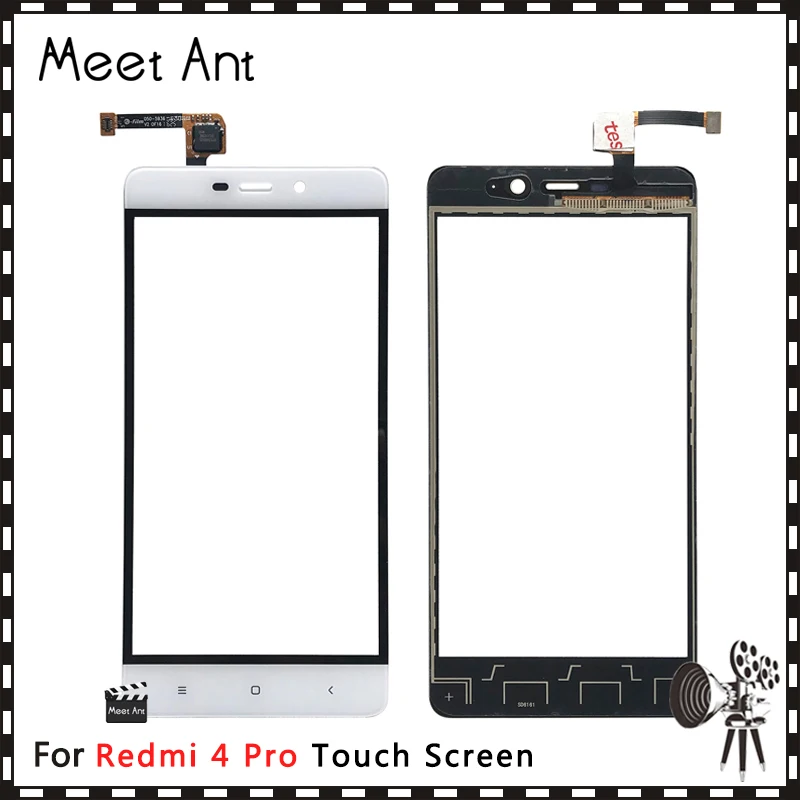 AAA высокое качество 5,0 ''для Xiaomi Redmi 4/4 Pro/4A/4X сенсорный экран дигитайзер сенсор внешняя Передняя стеклянная панель объектива