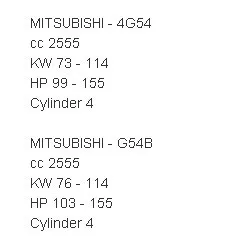 Полный комплект прокладок подходит для MITSUBISHI 4G54 G54B L 200/TRITON пикап MAZDA B-SERIE, MD997063